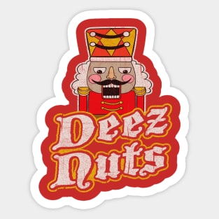 Deez Nuts Nutcracker Sticker